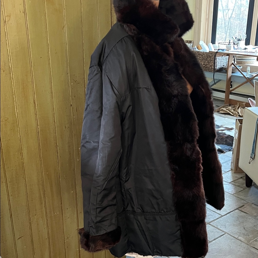 MINK COAT REAL FUR - Picture 8 of 14